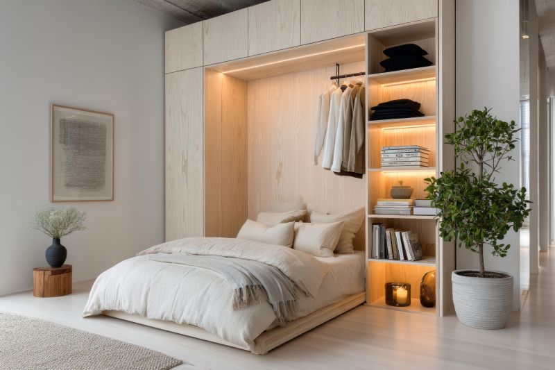 Built In Bookshelves Installation