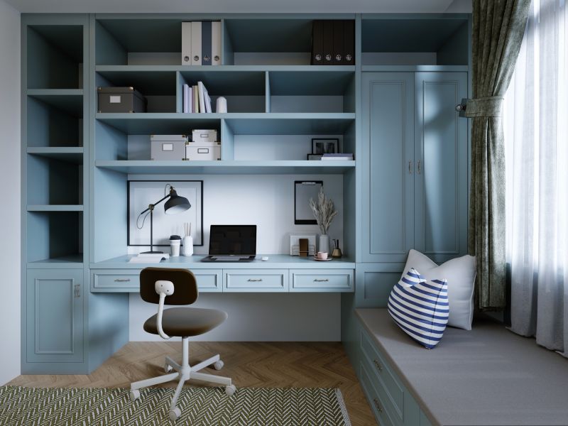 Built-In Home Office Furniture Solutions