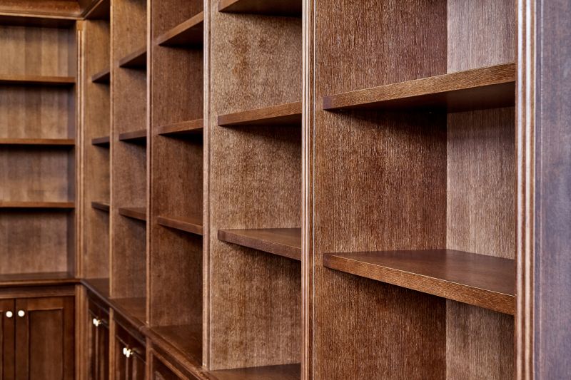 Custom Bookshelves Installation