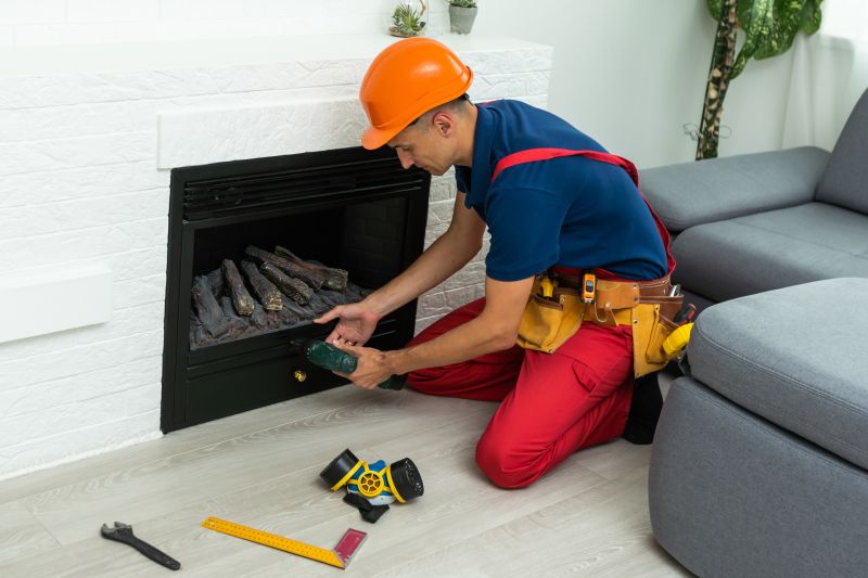 Fireplace Cabinet Installation