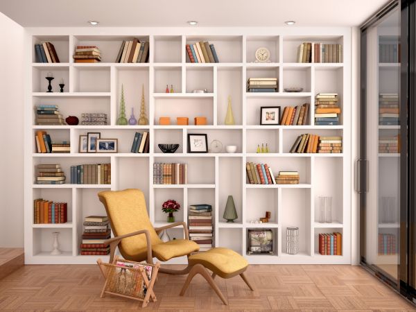 Built In Bookshelves Installation in Auburn
