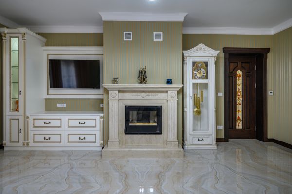 Fireplace Cabinet Installation in Auburn